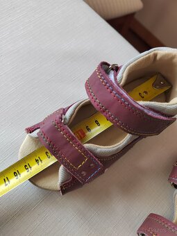 Sandále SLOVOBUV - bordové v.23 - 9