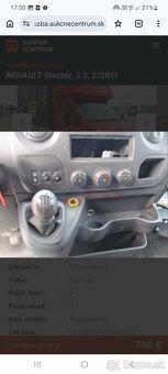 Renault Master 2,3 107kw rok 2011 - 9