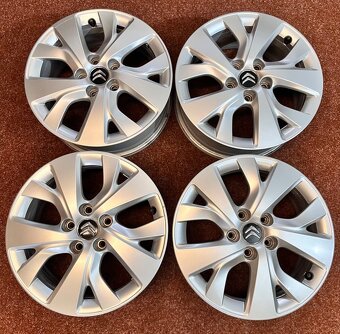 5x108 R16 Originál alu disky Citroen C4 - ET 47 - 9
