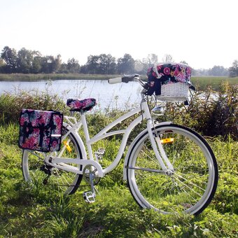 Pestrofarebná taška Meadow na zadný nosič bicykla - nová - 9
