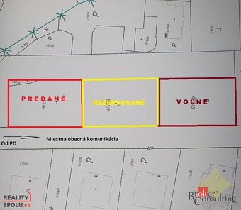 Pozemok predaj Malá Čausa, 401 a 408 m2, OV. - 9