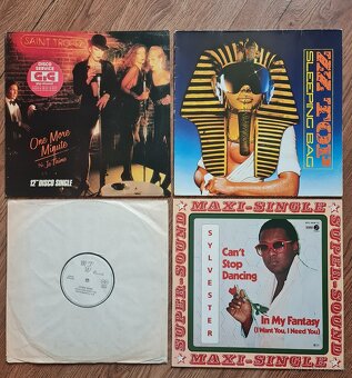 Vinyl maxi single 12" - pop, rock, disco, funk, house, rap - 9