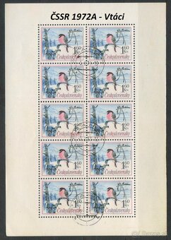 Poštové známky, filatelia: ČSSR, desaťbloky A - 9