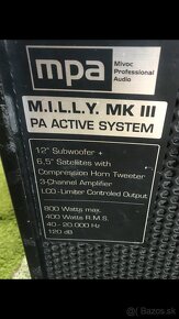 Subwoofer M.I.L.L.Y. III PA AKTIVNY system 12 Subwoofer - 9