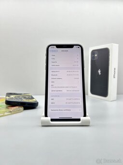 iPhone 11 BLACK NOVÁ BATÉRIA ZDRAVIE 100% - 9