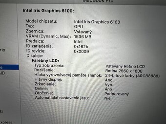 Apple MacBook pro 13” RETINA + obal /2015 SUPER CENA/ - 9
