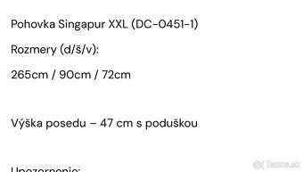 zahradne ratanove sedenie - komplet set Singapur XXL - 9