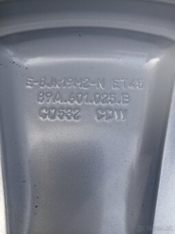 Alu disky R19 5x112 Et45 8J Audi Seat Vw Škoda - 9