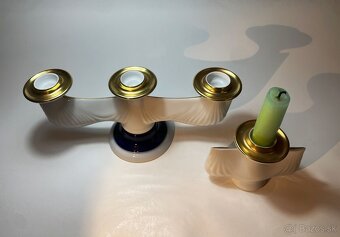 Porcelánový svietnik - 9