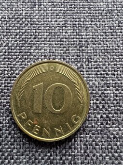 Nemecko - 10 Pfennig (9 ks) - 9