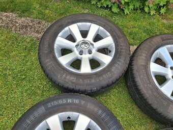 16" ALU 5x112 orig VW a iné + 215/65 r16 8mm TOP - 9