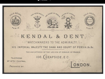 sterling strieborné hodinky KENDAL & DENT - 9