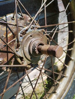 Bicykel na wehrmacht motocykel DKV 350 nd v pieskovej farbe - 9