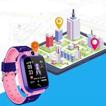 Smart hodinky Q12 na SIM kartu s GPS, /ako nové/ - 9