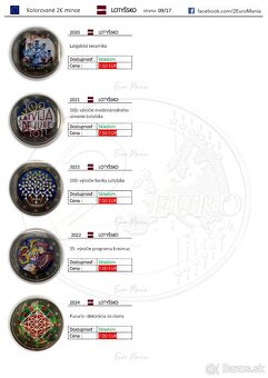 2 euro kolorovane mince - 9