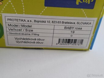 2x kozene topanky na prve kroky 18 a 19 - 9