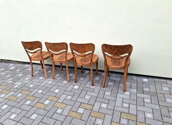 Luxusní prvorepublikové židle THONET - ART Deco - 9