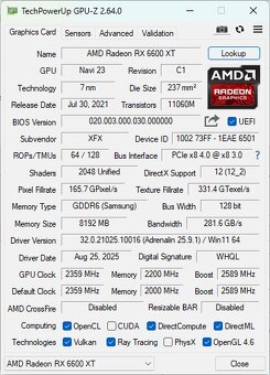 Ryzen 5 4500/ RX 6600 XT/ 32GB DDR4/ 1TB NVME + HDD / 600W - 9
