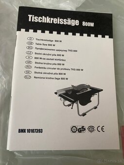 Stolná okružná píla cirkulár 800W nová - 9
