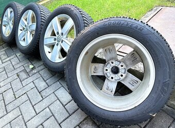 Alu sada VW Group 5x112 R16 205/60 R16 zimné pneu GOODYEAR - 9