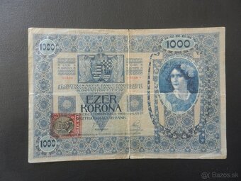 Staré vzácnejšie bankovky Rakúsko Uhorsko - 9