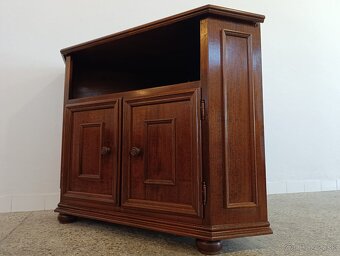 Rustikální rohová komoda, nábytek z masívu - 9