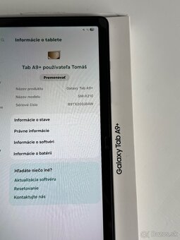 SAMSUNG GALAXY TAB A9+ - 9