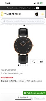 Panske hodinky Daniel Wellington DW00100127 - 9