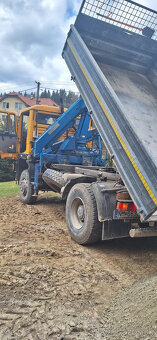 MAN 19,322 - 4x4 Trojstranný sklápač + hydraulická ruka - 9