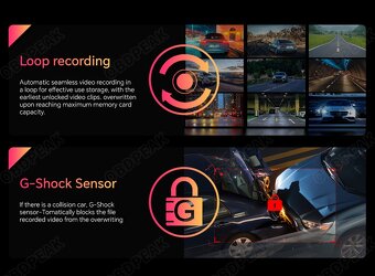 DVR 4K kamera Android auto Carplay - 9