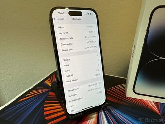 iPhone 14 Pro 100% Zdravie Batérie TOP STAV - 9