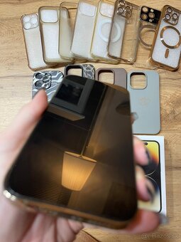 Predám iPhone 14pro gold 128gb - 9