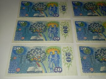 BANKOVKY 20 KČS 1988 OBĚ VYDANÉ SÉRIE - 9