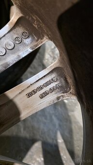 Mercedes disky + zimné pneu R17 - 9