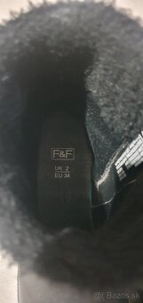 Zimné čižmy F&F, č. 34 - 9