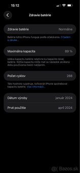 iPhone 15 pro max 256 gb čierny - 9