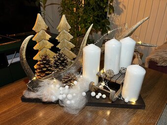 Vianočné vence, ikebany - 9