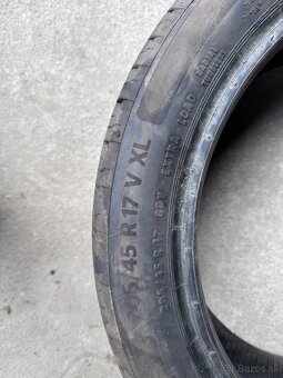 Predám letne pneu CONTINENTAL 205/45 R17 - 9
