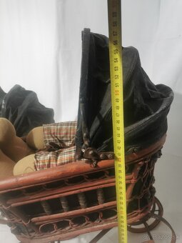 Starožitný kočík, kočík pre bábiky - 9