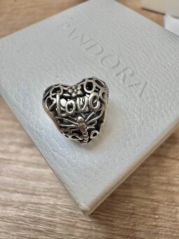 PANDORA naramok 20cm a privesky - 9