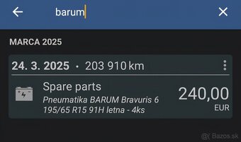 Pneumatiky 2025 BARUM BRAVURIS 6 195/65 R15 - 9