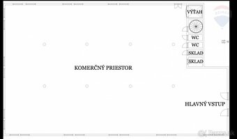 Na prenájom - komerčný priestor, predajňa Partizánske centru - 9