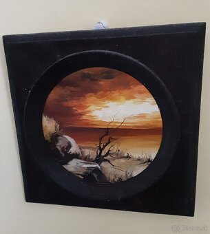 Predaj Olejomaľby kvetov a kópií portrétov v rámoch - 9