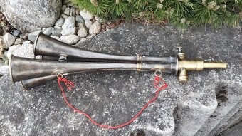 Stará trubka, značená, celková délka 43cm - 9