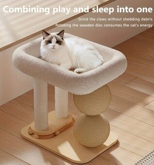 Škrabadlo, hračka a pelech pre mačky v jednom - 9