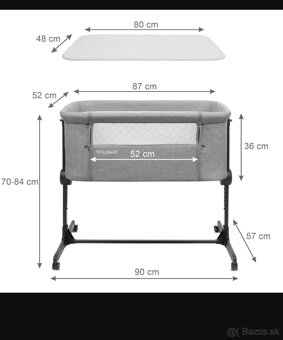 Detská prenosná postielka - 9
