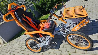 Terénny vozik 2x 1500W 40km/h dojazd 50km aj pre vozičkárov - 9