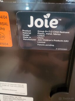 Autosedacka JOIE model C0925 - 9