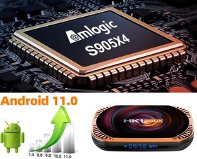 Predám TV Box Android 11 HK1 4/64GB 8K S905X4 1000M - 9