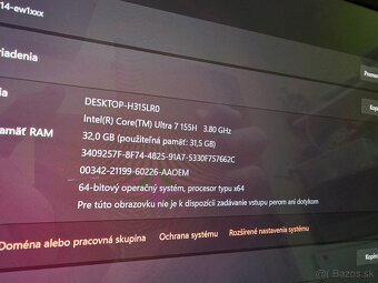 Najnovsi HP Pavilion Plus 14 OLED s 32gb ram core ultra 7 pr - 9